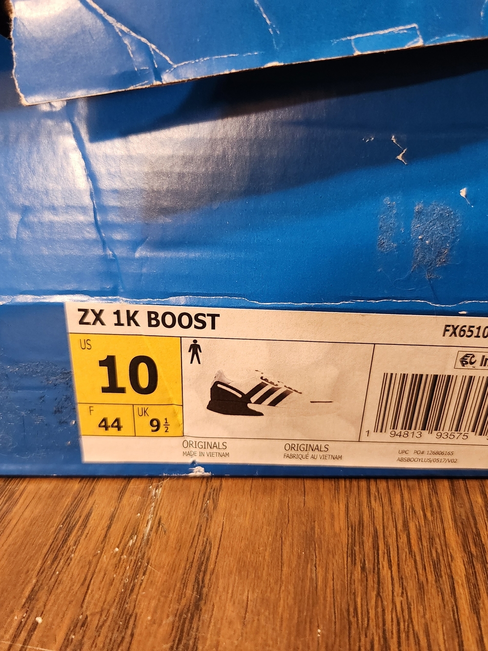 Adidas ZX 1K BOOST Mens Shoes - Black/White